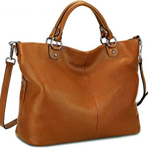 Large Leather Handbag Tote