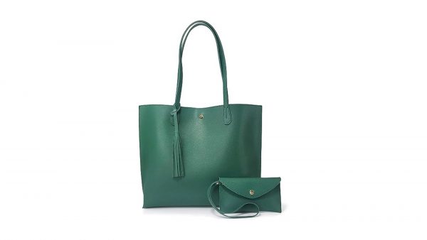 Clean Cut Pebbled Tote