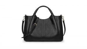 Classic Leather Handbag Black