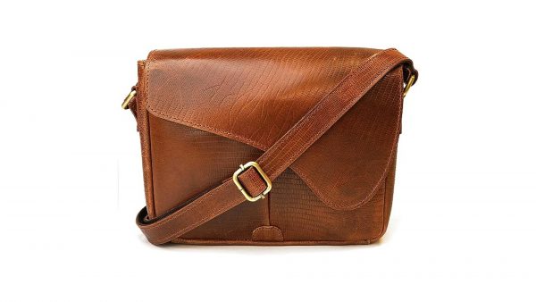Leather Messenger Bag Classic Tan