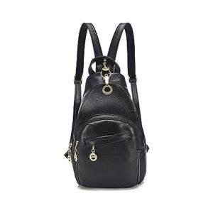 Convertible Backpack Sling Bag Black
