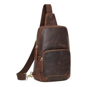 Classic Leather Sling Bag