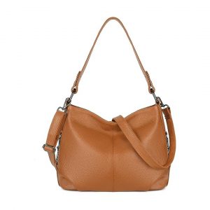 Leather Hobo Style Handbag