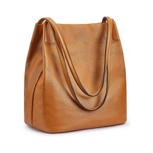 Soft Leather Tote Shoulder Bag