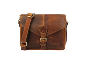 Vintage Style Rustic Messenger Bag