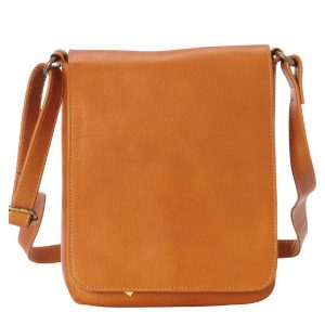 Flapover Crossbody Tan