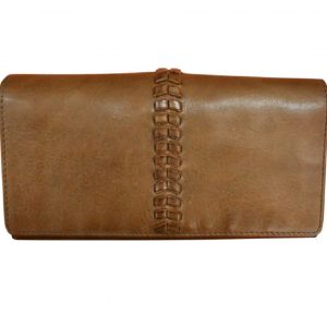 Women's Snap Close Wallet Whiskey