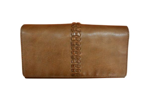 Women's Snap Close Wallet Whiskey
